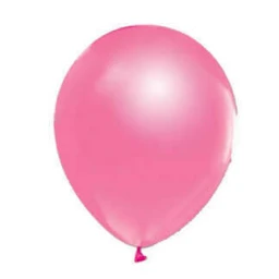 Balon Düz 5 inç Pembe 100'lü