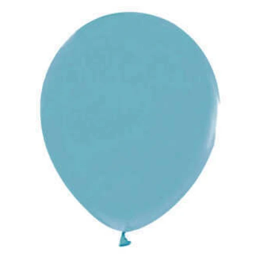 Balon Düz 5 inç Turkuaz Mavisi 100'lü