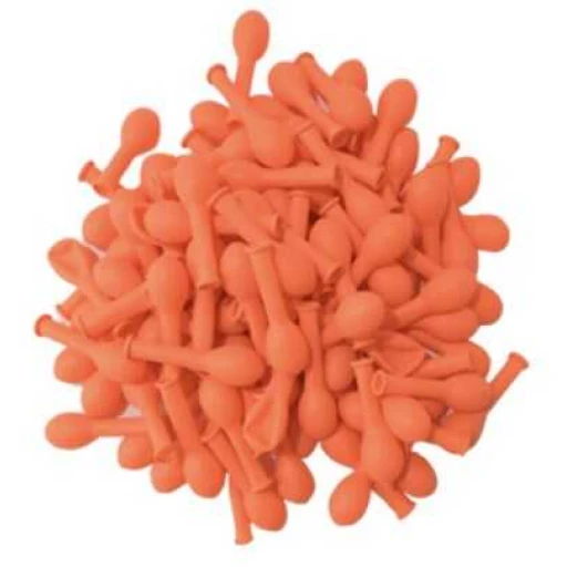 Balon Düz Neon Fosforlu 5 inç Turuncu 100'lü