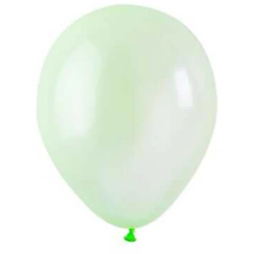 Balon Düz Neon Fosforlu 5 inç Yeşil 100'lü