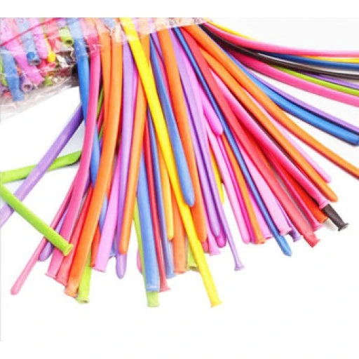 Balon Düz Sosis Modeli Karışık Renkli 100'lü