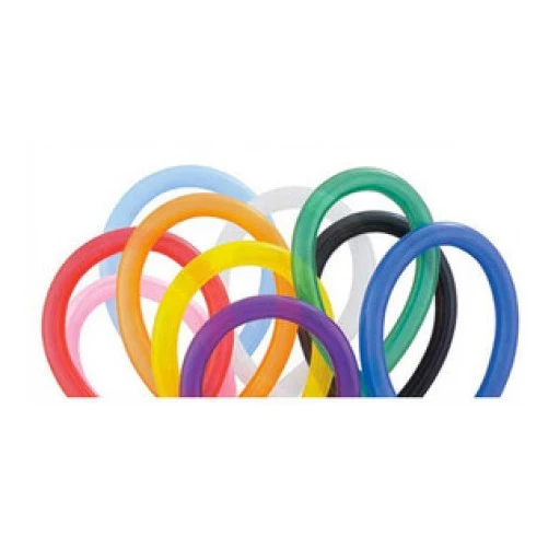 Balon Düz Sosis Modeli Karışık Renkli 100'lü