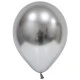 Balon Krom Parlak 12 inç Gümüş 50'li