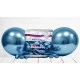 Balon Krom Parlak 12 inç Mavi 50'li