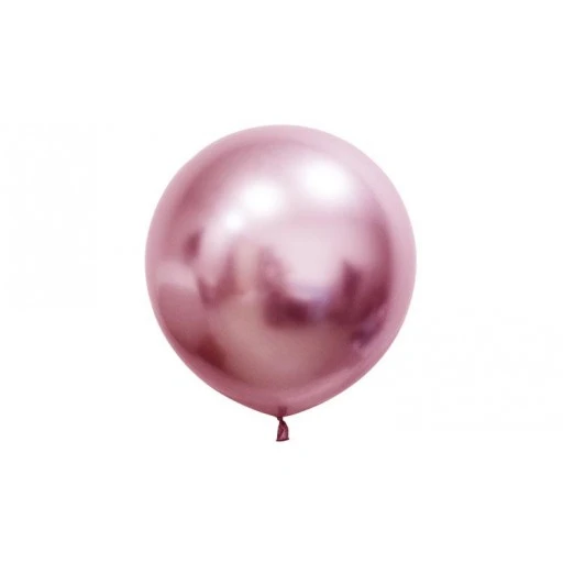 Balon Krom Parlak Jumbo 24 inç Pembe 3'li