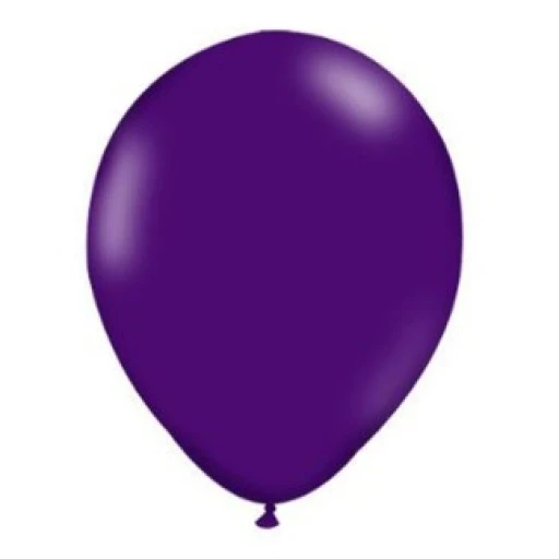 Balon Düz 12 inç Mor 100'lü