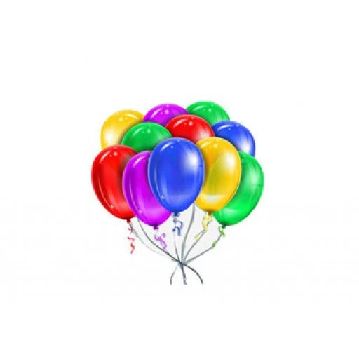 Balon Metalik 12 inç Karışık Renkli 100'lü
