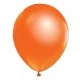 Balon Metalik 12 inç Turuncu 10'li