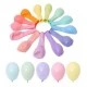 Balon Düz Pastel(makaron,pudra Balon)12 inç Karışık 100'lü