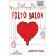 Folyo Balon Kalpli Kırmızı 18ınc