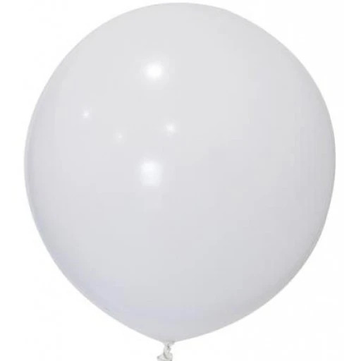 Balon Jumbo Düz 24 inç Beyaz 3'li