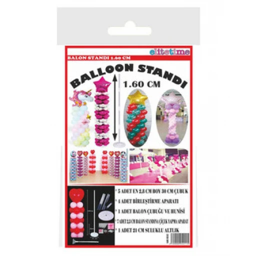 Balon Süsleme Standı Battal Boy 1.60 Mt