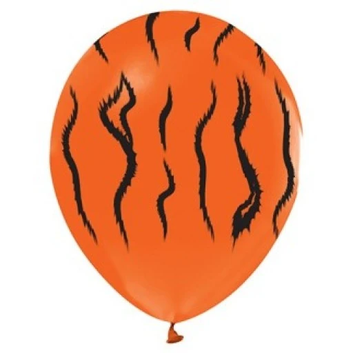 Balon Baskılı 12 inç Çepeçevre Kaplan Turuncu 50'li