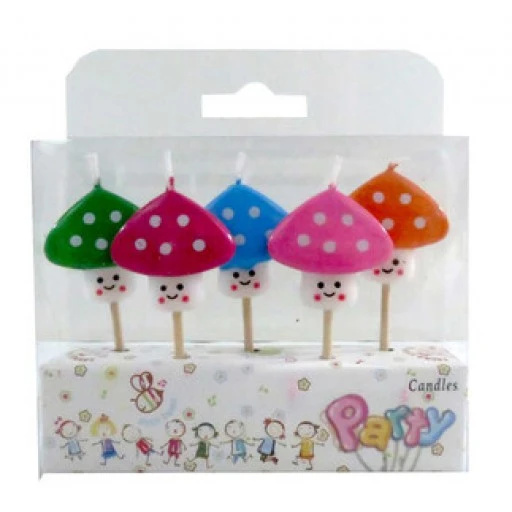 Mum Mantar Modeli Kürdanlı 5'li 0