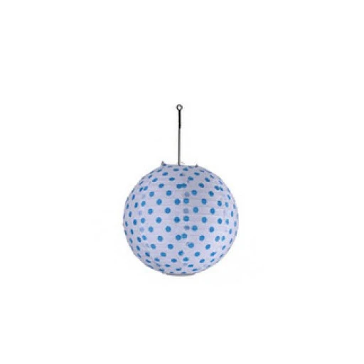 Çin Feneri Puantiyeli Küçük(abajur) Mavi P1