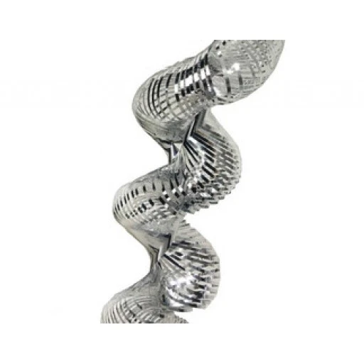 Süs Fransen Metalize Uzarlı 2mt Gümüş