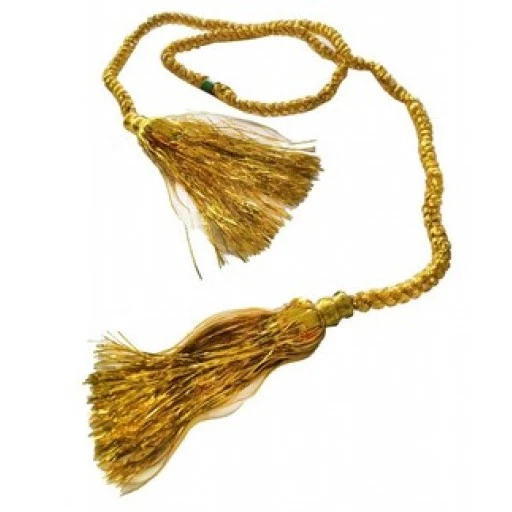 Süsmetalize Halat Modeli Püsküllü Altn 2mt P1