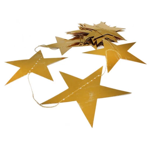 SÜS SARKIT YILDIZ METALİZE PARLAK 24 LÜ SET ALTIN 