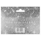 SÜS SARKIT YILDIZ METALİZE PARLAK 24 LÜ SET GÜMÜŞ