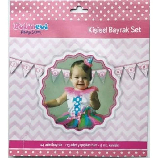 Bayrak Ve Harf Set Kişiselleştirilebilir Pmb P1