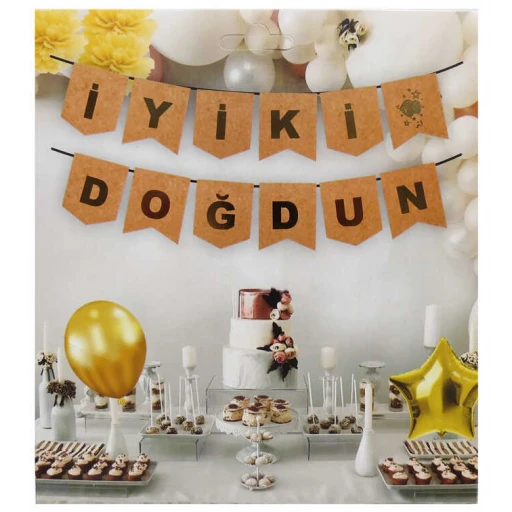 Flama İyiki Doğdun Naturel Kraft