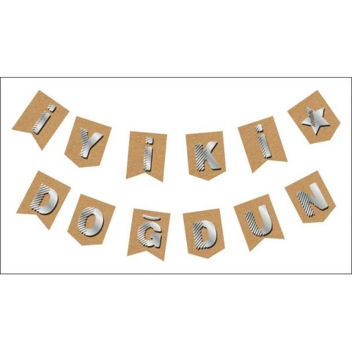 Flama İyiki Doğdun Naturel