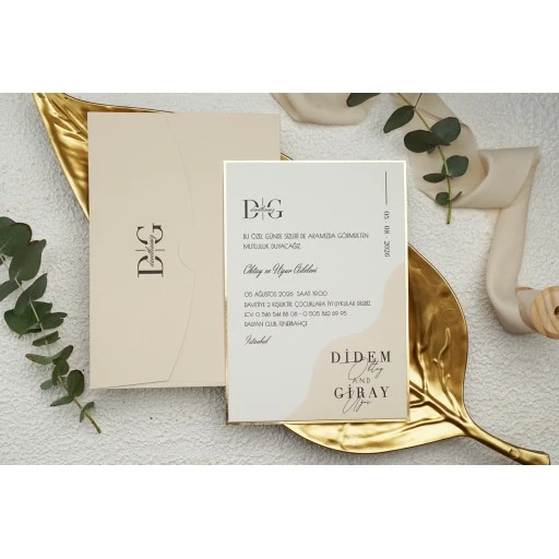 Ekonomik Düğün Davetiyesi Erdem Ekonom Davetiye 9249