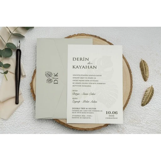 Ekonomik Düğün Davetiyesi Erdem Ekonom Davetiye 9269
