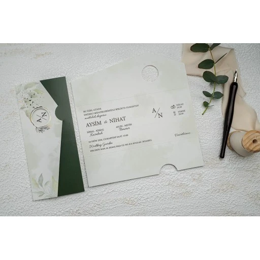 Düğün Davetiyesi Erdem Ekonom Davetiye 9332