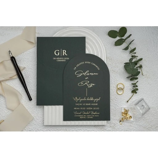 Düğün Davetiyesi Erdem Ekonom Davetiye 9372