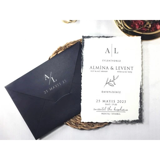 Armoni Düğün Davetiyesi Davetiye 2426