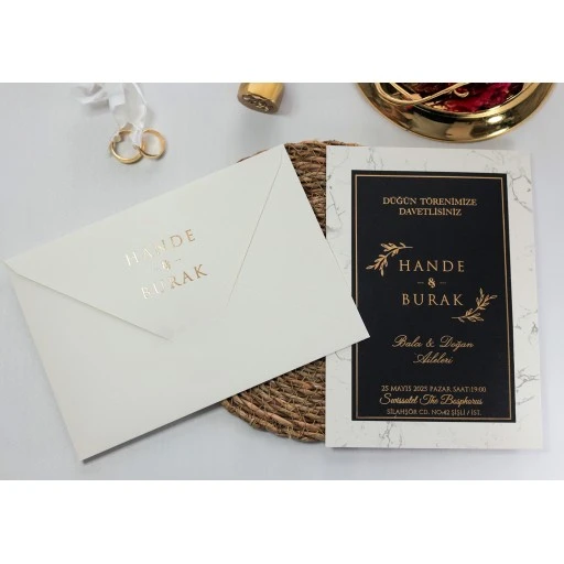 Armoni Düğün Davetiyesi Davetiye 2442