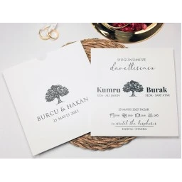 Armoni Düğün Davetiyesi Davetiye 2464