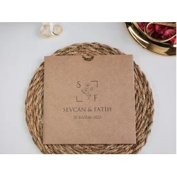 Armoni Düğün Davetiyesi Davetiye 2473