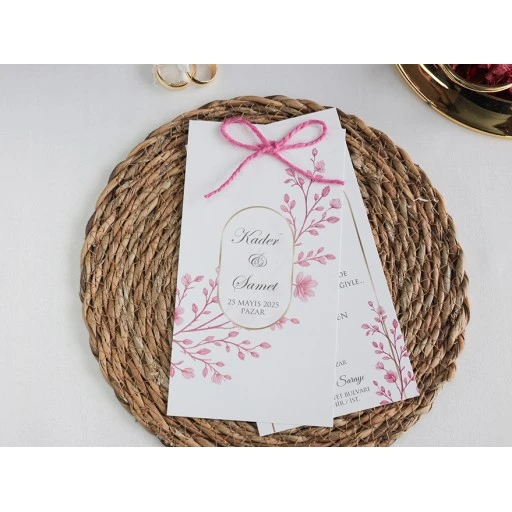 Armoni Düğün Davetiyesi Davetiye 2521