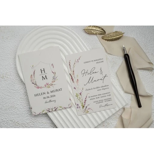 Ekonomik Düğün Davetiyesi Erdem Ekonom Davetiye 9268