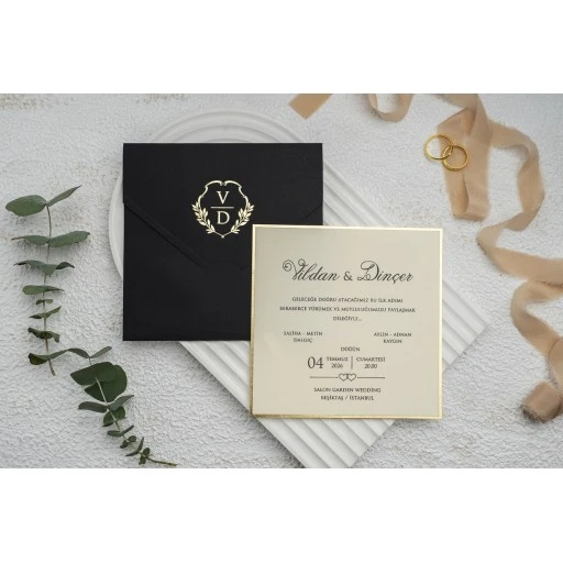 Ekonomik Düğün Davetiyesi Erdem Ekonom Davetiye 9282