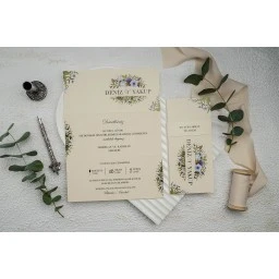 Lüks Nikah Davetiyesi Erdem Ekonom Davetiye 9314