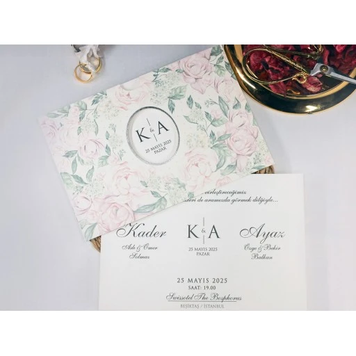 Armoni Düğün Davetiyesi Davetiye 2401