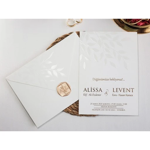 Armoni Düğün Davetiyesi Davetiye 24141