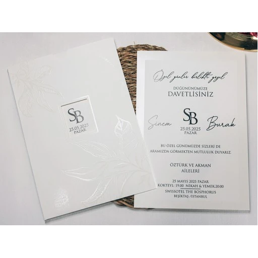 Armoni Düğün Davetiyesi Davetiye 2425