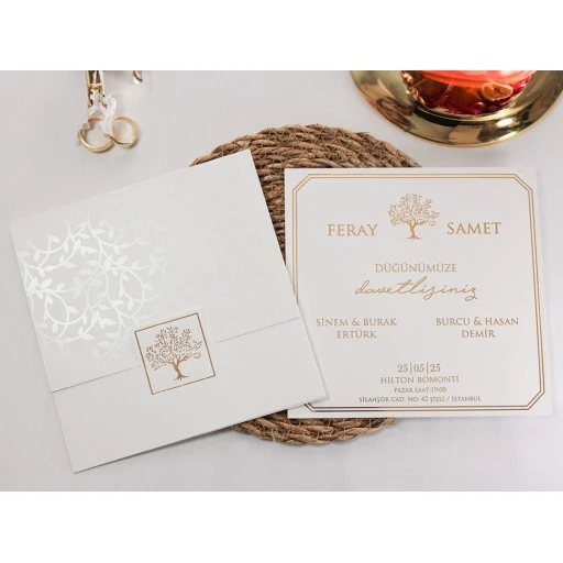 Armoni Düğün Davetiyesi Davetiye 2452