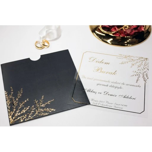 Armoni Düğün Davetiyesi Davetiye 2456