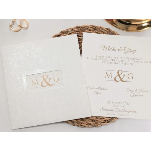 Armoni Düğün Davetiyesi Davetiye 2457