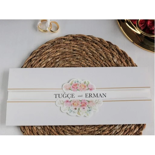 Armoni Düğün Davetiyesi Davetiye 2490