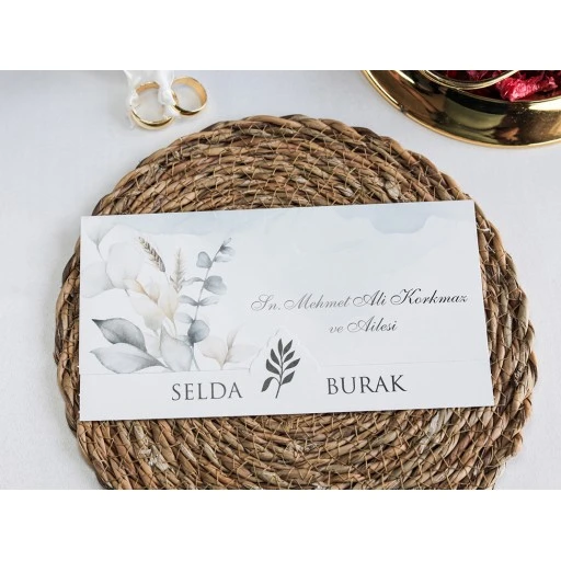 Armoni Düğün Davetiyesi Davetiye 2510