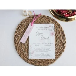 Armoni Düğün Davetiyesi Davetiye 2526