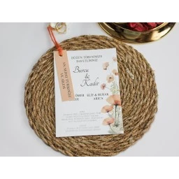 Armoni Düğün Davetiyesi Davetiye 2527