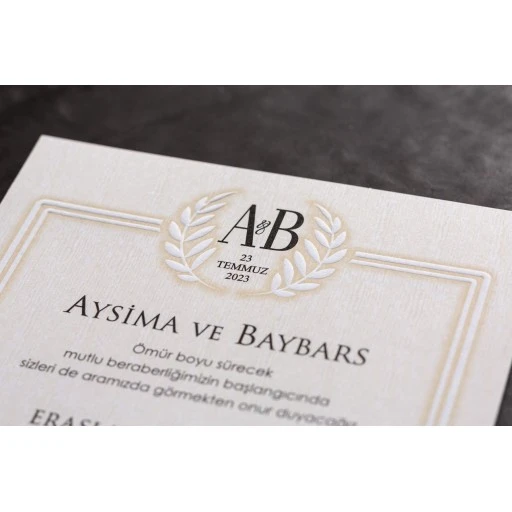 Nikah Davetiyesi İklim Davetiye 10608