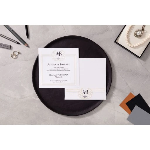 Nikah Davetiyesi İklim Davetiye 10608